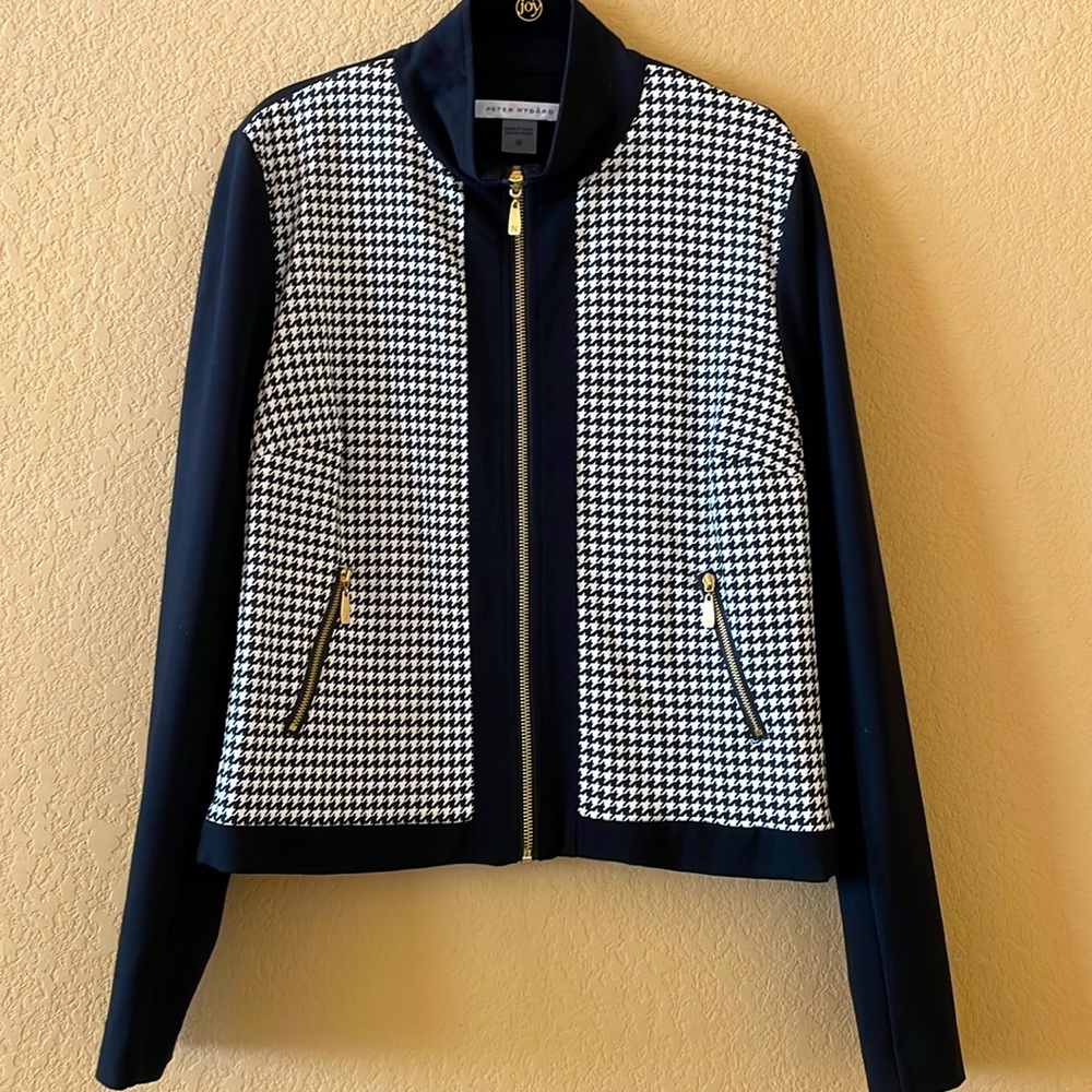Peter Nygard Light Zip Front Jacket Size M